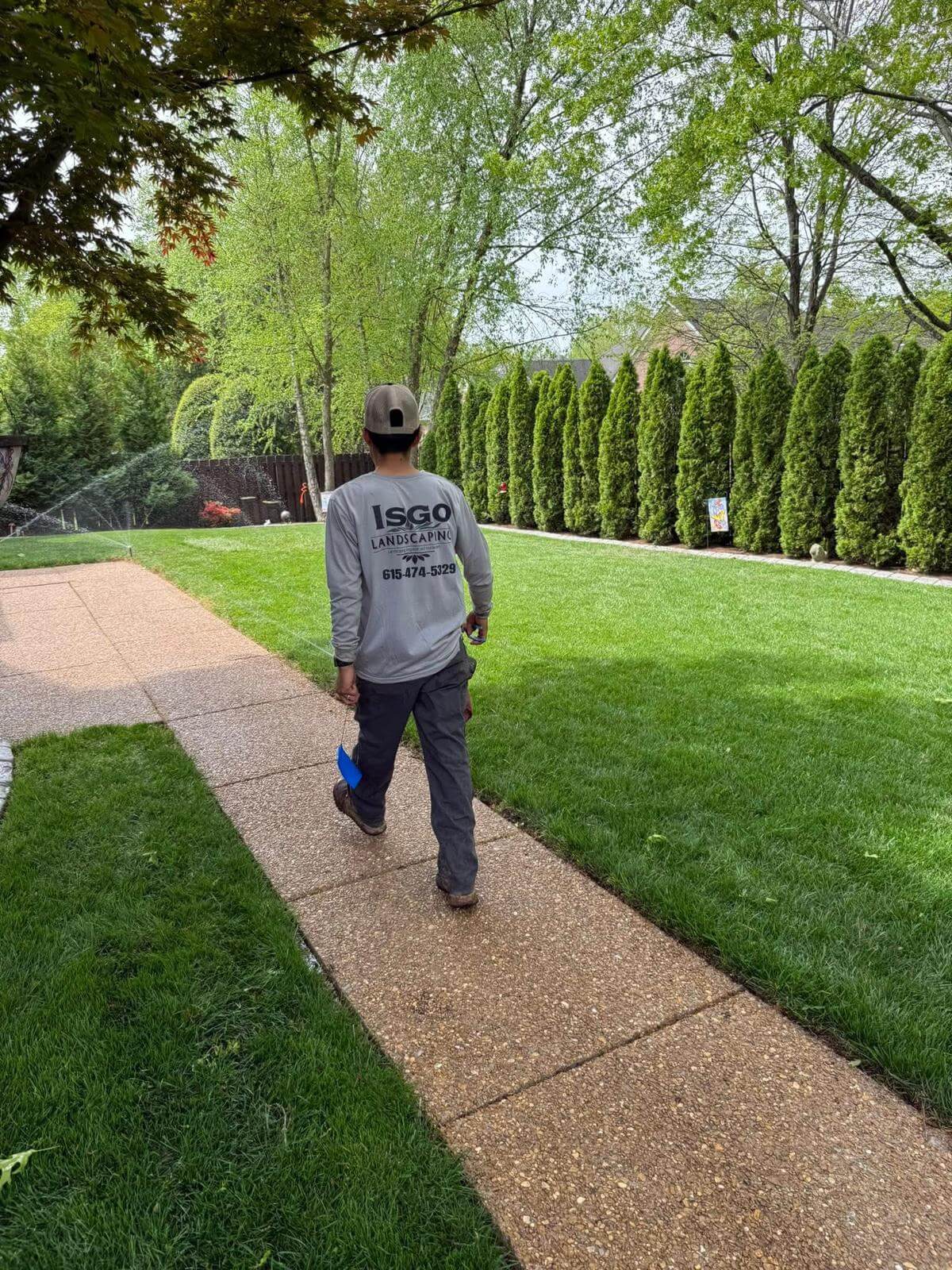 Irrigation system installation